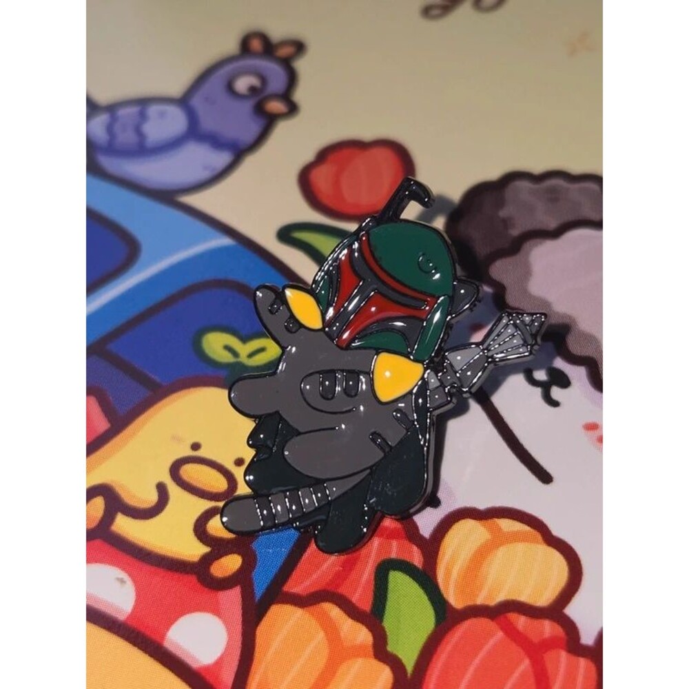 Boba enamel pin star wars cat disney
